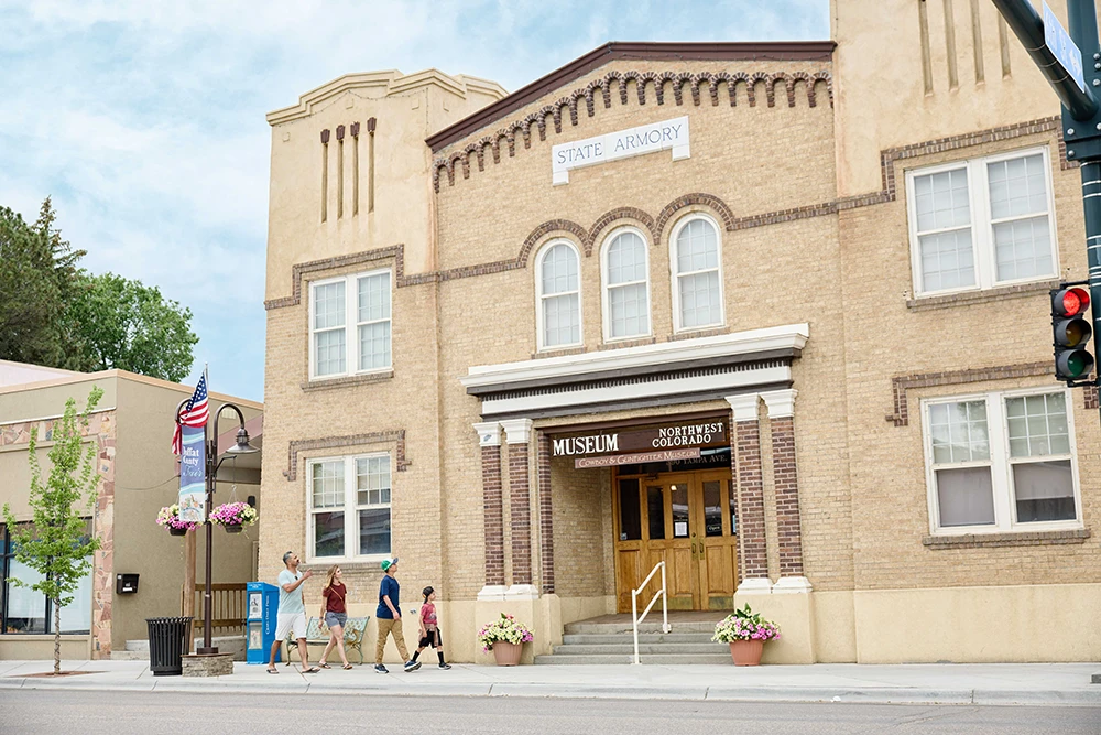 Front entrance of the Museum of Northwest Colorado in Craig